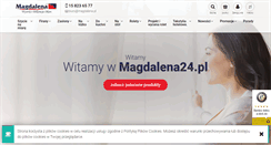 Desktop Screenshot of magdalena24.pl