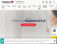 Tablet Screenshot of magdalena24.pl